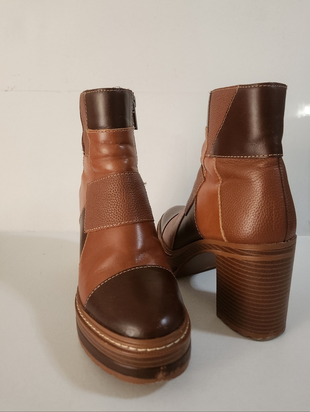STEVE MADDEN SHANNON WOMENS BOOTS COLOR BROWN SIZE US 7M